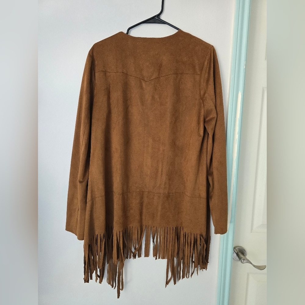 BCBGeneration Brown Suede Jacket - Picture 3 of 16